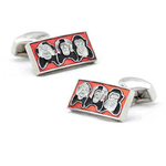Boutons-de-manchette-les-trois-singes-de-la-sagesse-couleur-rouge-1