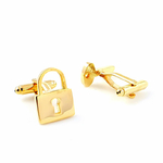 Boutons-de-manchette-clé-et-cadenas-or-2