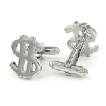 Boutons-de-manchette-symbole-dollar-couleur-argent-2
