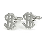 Boutons-de-manchette-symbole-dollar-couleur-argent-1