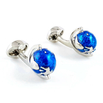 Boutons-de-manchette-globe-terrestre-bleue-1