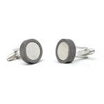 Boutons-de-manchette-Rond-anneau-dévissable-couleur-noir-4