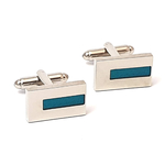 01-boutons-de-manchette-rectangle-avec-bande-bleue-face