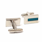 04-boutons-de-manchette-rectangle-avec-bande-bleue-arriere