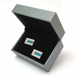 06-boutons-de-manchette-rectangle-avec-bande-bleue-ecrin
