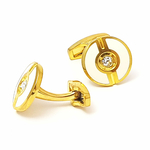 05-boutons-de-manchette-rond-couleur-or-jaune-blanche-gauche