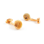 Bouton-de-manchette-boule-en-forme-descargot-de-couleur-or-rose-2