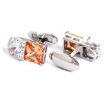 Bouton-de-manchette-rectangle-cristal-de-couleur-orange-et-blanche-4