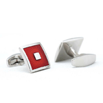 Bouton-de-manchette-carré-de-couleur-rouge-2