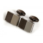 Bouton-de-manchette-rectangle-de-couleur-noire-et-argent-1