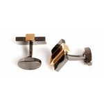 Boutons-de-manchette-rectangles-encastrés-couleur-noire-et-or-rose-2