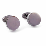 Boutons-de-manchette-rond-de-couleur-noire-1