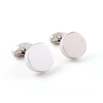 Boutons-de-manchette-rond-de-couleur-argent-1