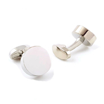 Boutons-de-manchette-rond-de-couleur-argent-2