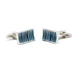 Bouton-de-manchette-rectangle-bandes-bleues-et-vertes-verticales-3