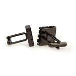 Boutons-de-manchette-carré-quadrillé-de-couleur-noir-2