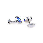 Boutons-de-manchette-ronde-de-couleur-argent-serti-dun-diamant-bleu-ciel-2