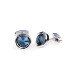 Boutons-de-manchette-rond-de-couleur-argent-serti-dun-diamant-bleu-3