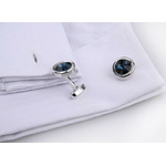 Boutons-de-manchette-rond-de-couleur-argent-serti-dun-diamant-bleu-4