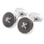 Boutons-de-manchette-rond-bleu-reproduction-de-bouton-de-couture-1