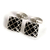Boutons-de-manchette-demi-sphère-carré-noir-quadrillé-1