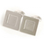 Bouton-de-manchette-carré-de-couleur-argent-1