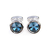 Boutons-de-manchette-rond-de-couleur-argent-serti-d'un-diamant-bleu-1