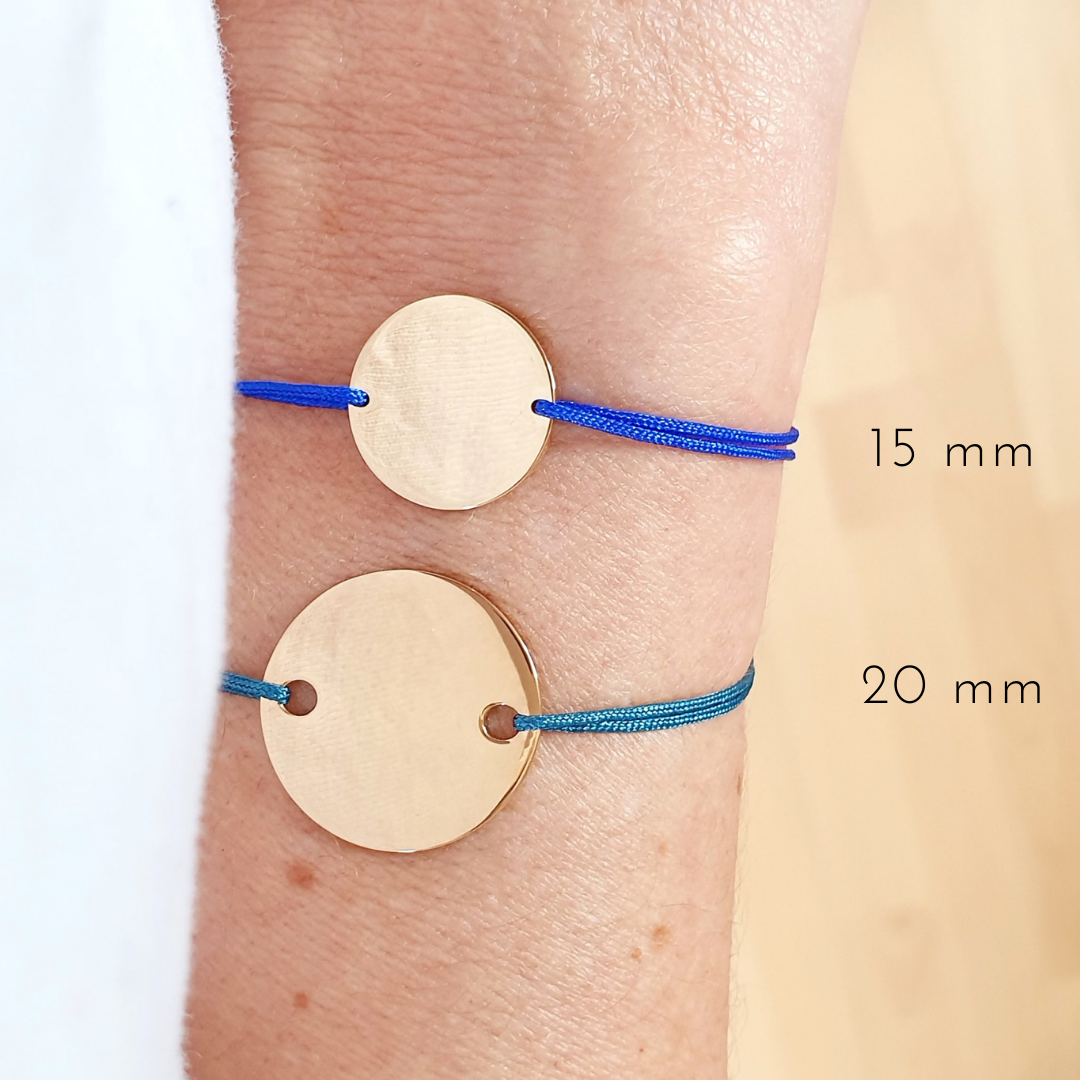 Bracelet tressé personnalisable en cordon et acier inoxydable | Bijoux Steel