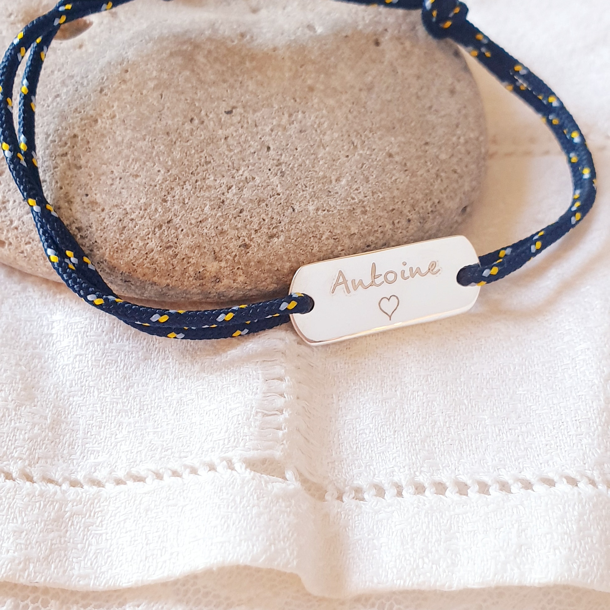 bracelet personnalise garcon prenom