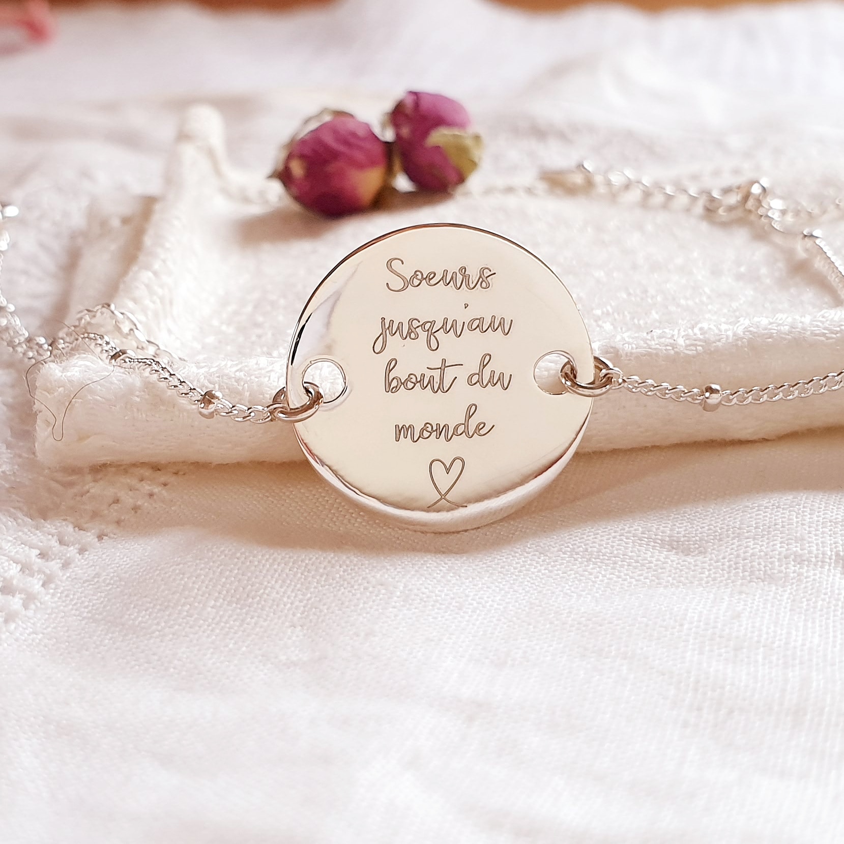 bracelet grave soeur adoree