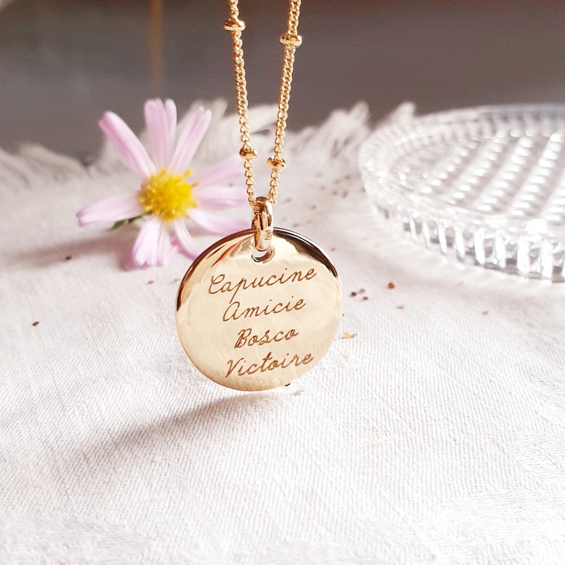 collier pour femme maman mamie prenoms famille rayonnante