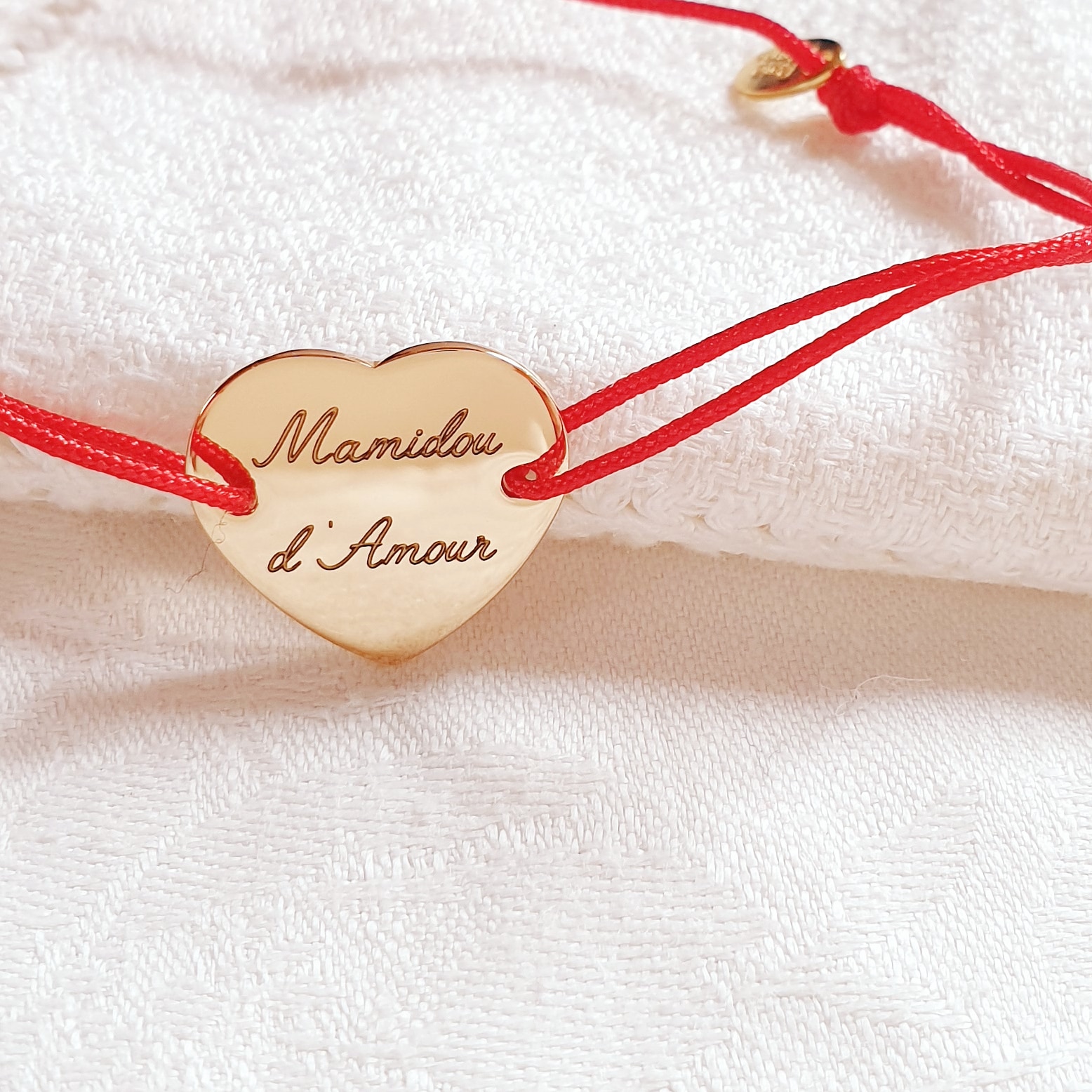bijou personnalise mamie coeur