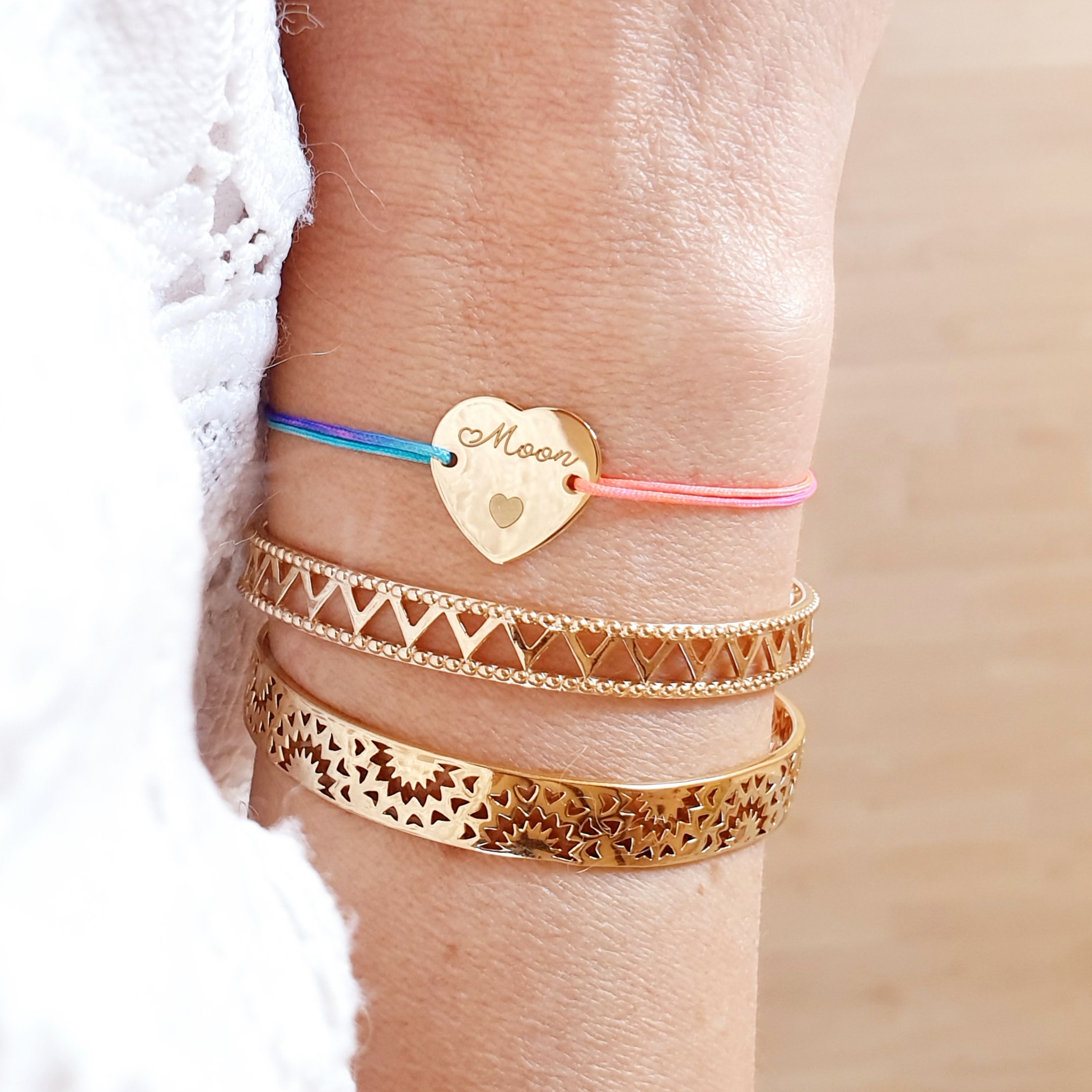 bracelet cordon personnalise