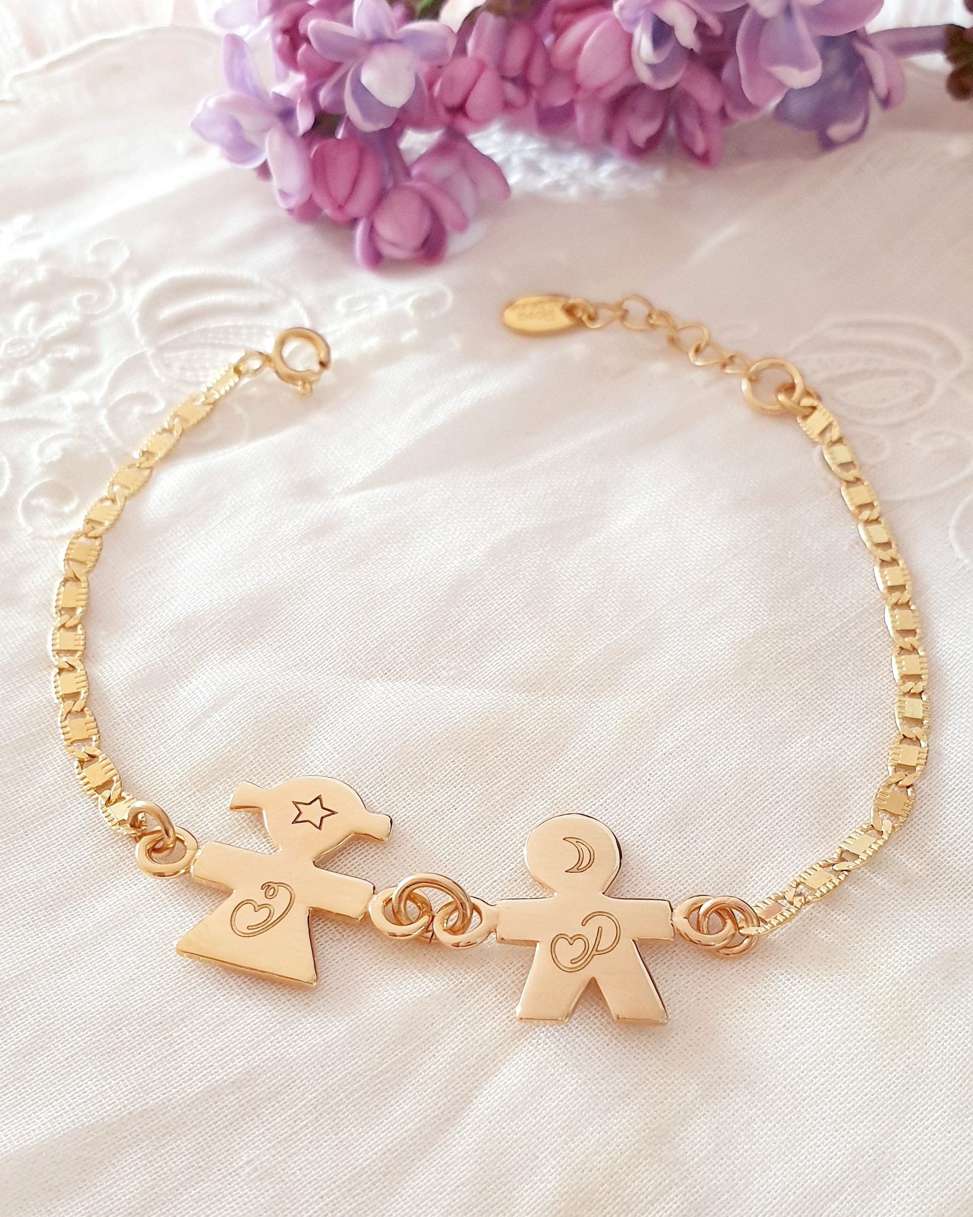 bracelet personnalise prenom chaine