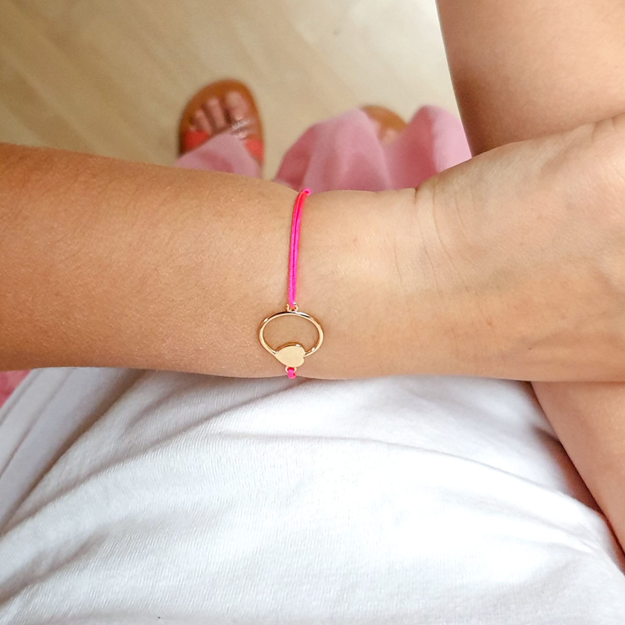 bijou fille bracelet ajustable cordon a graver