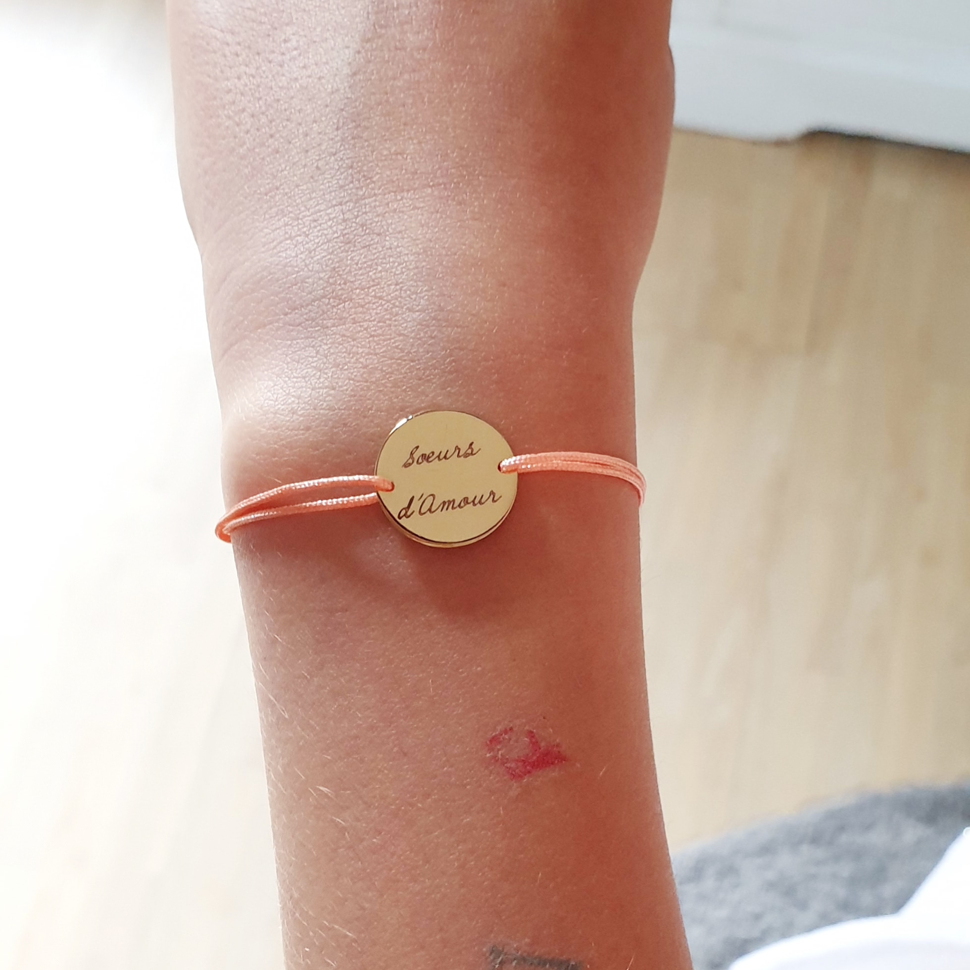 bracelet personnalise soeur d amour