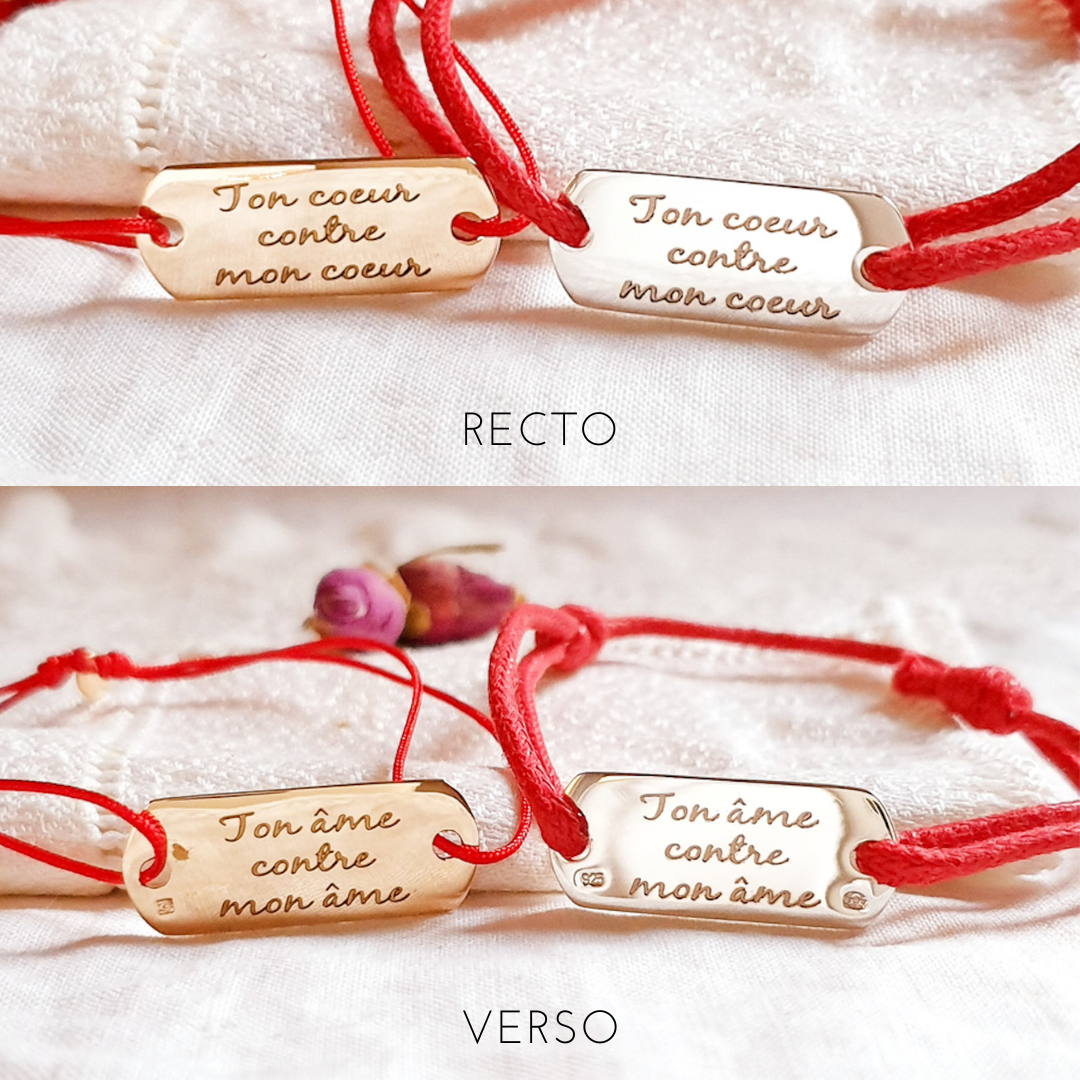 bracelets couple saint valentin