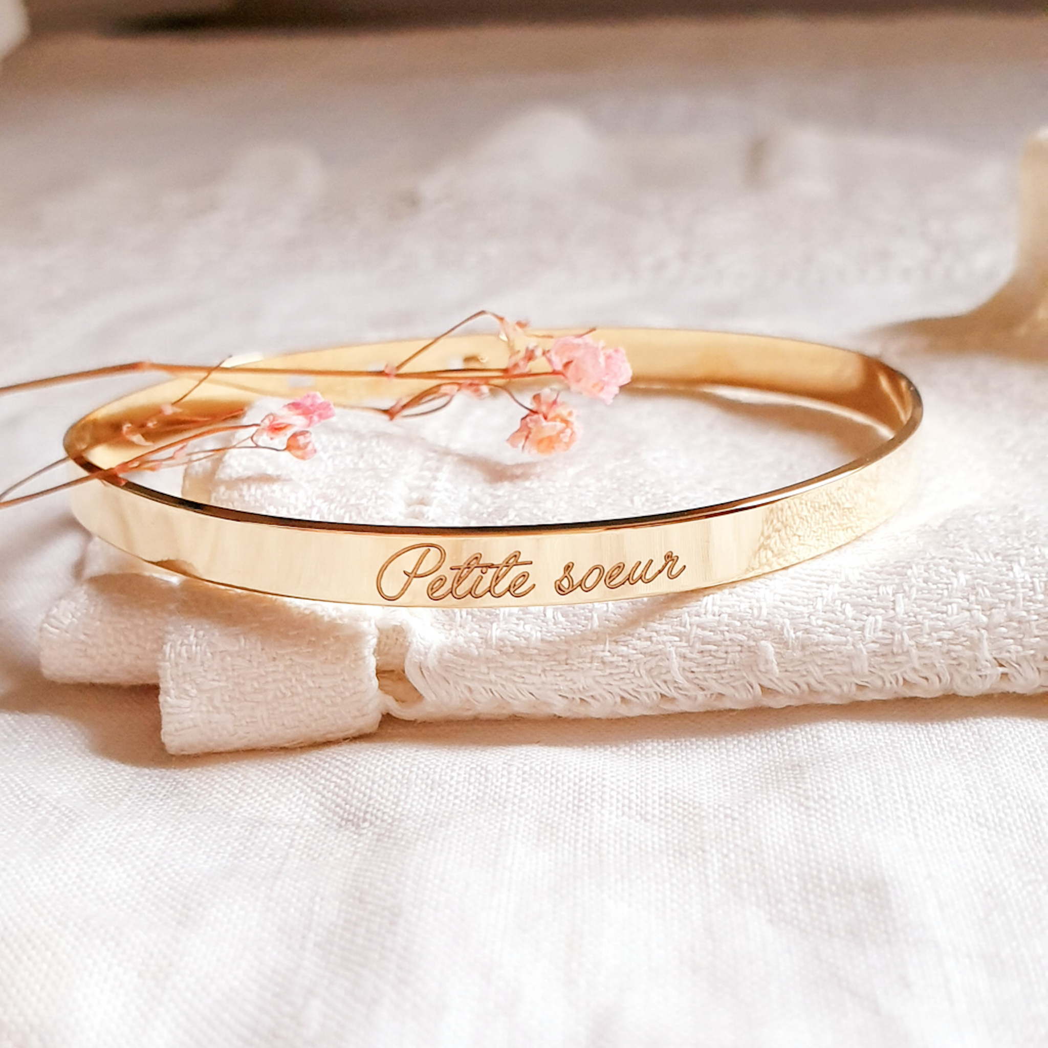 bijou bracelet jonc petite soeur
