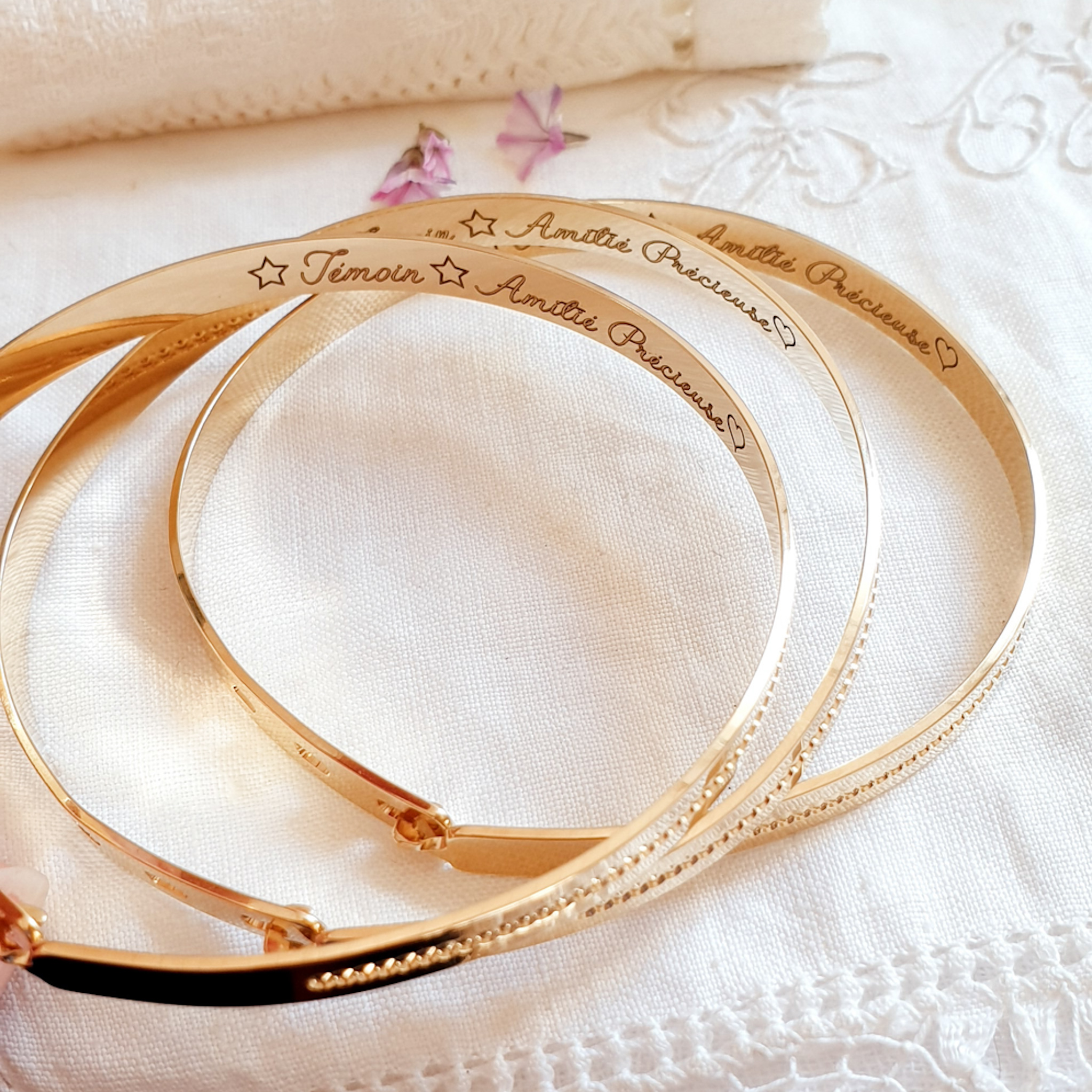 bijou bracelet personnalise pour temoin de mariage