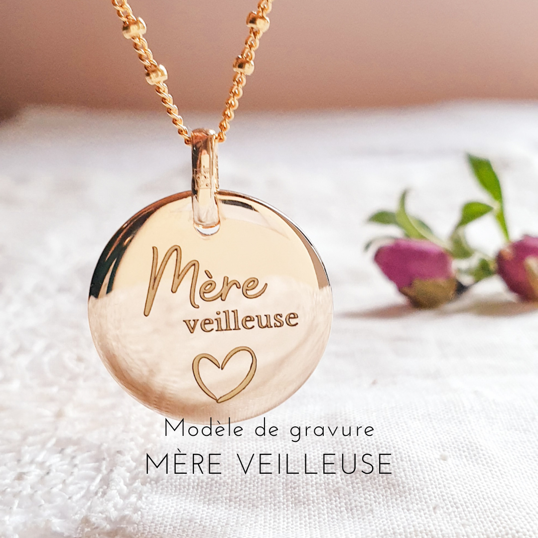 collier maman mere veilleuse