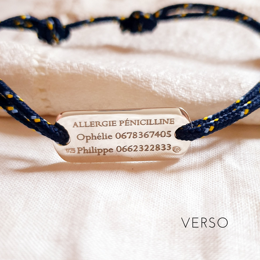 bracelet allergie