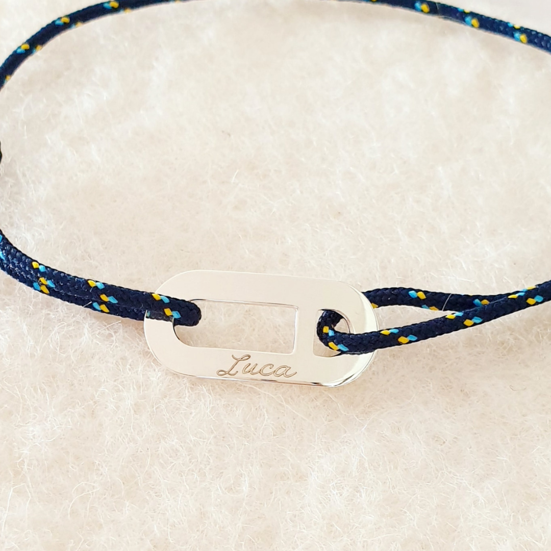 bracelet prenom personnalisable garcon