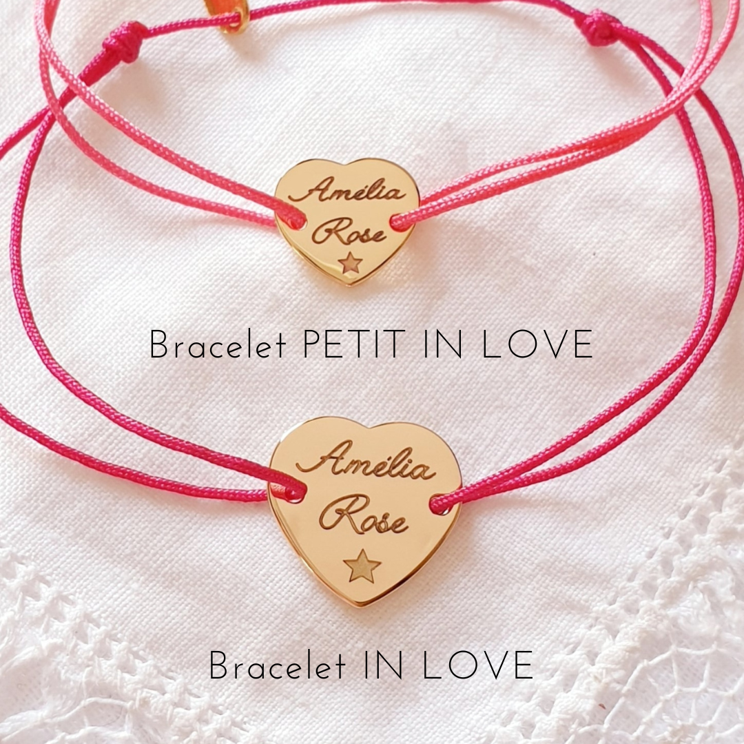 bracelet duo maman fille personnalise