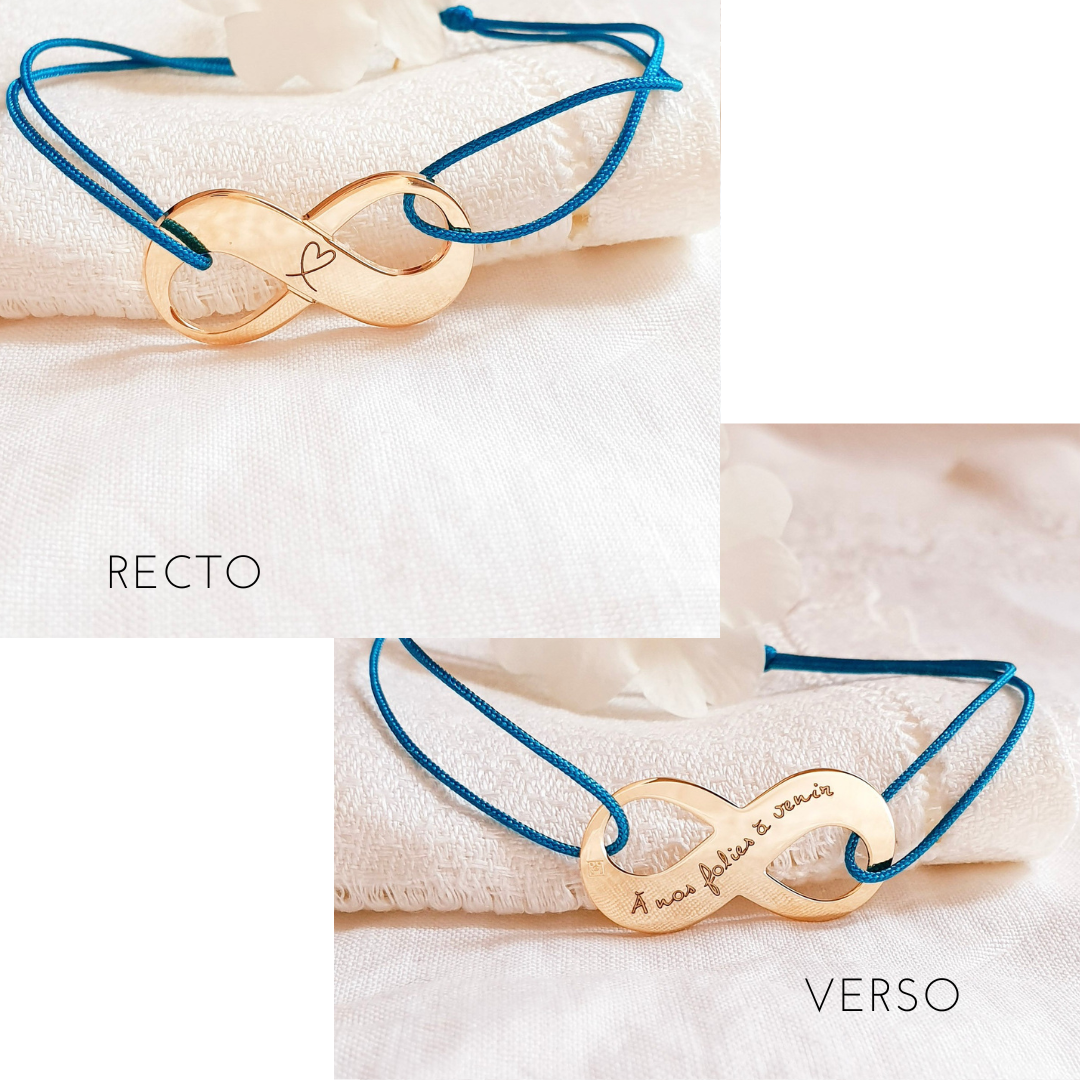 bracelet infini personnalise