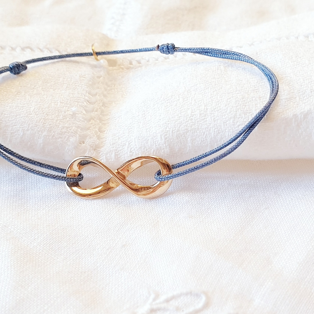 bracelet infini or