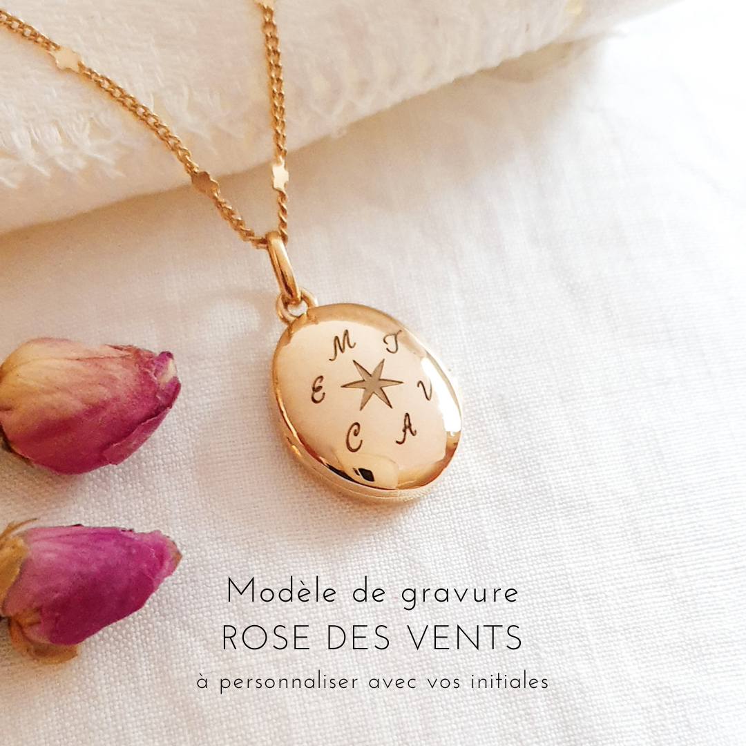 bijou grand mere gravure initiale famille