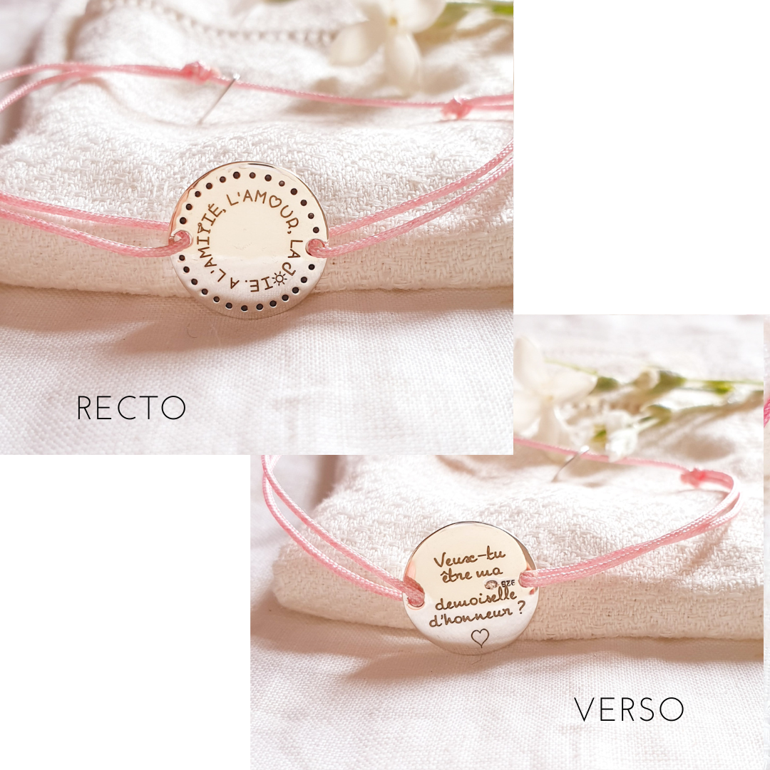 demande temoin originale bijou personnalise