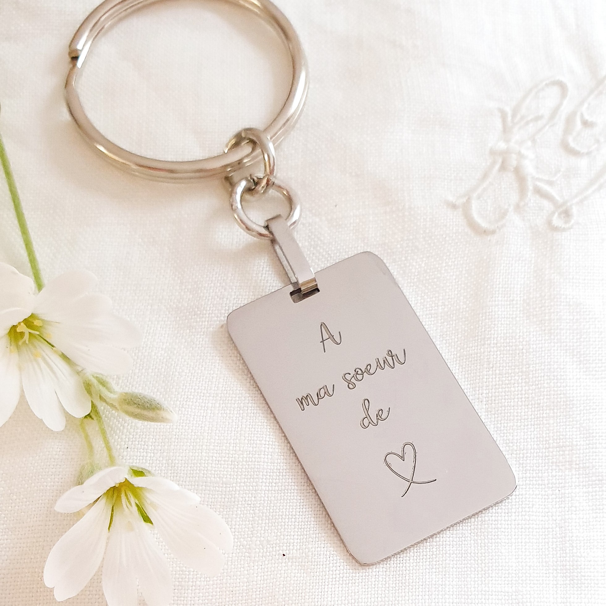 porte cles personnalise soeur