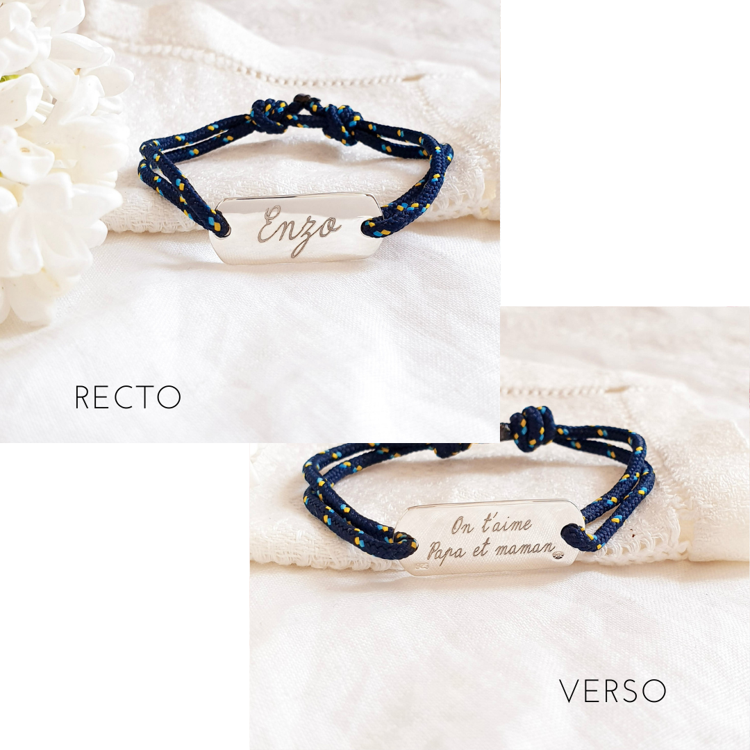 bijou garcon fils bracelet cordon cadeau