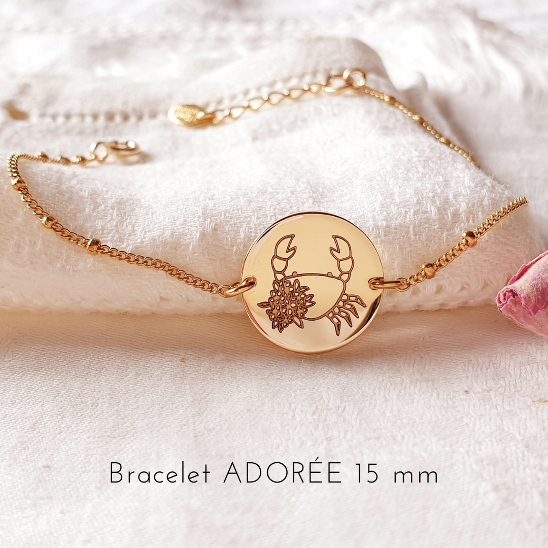 bracelet signe  astrologique cancer